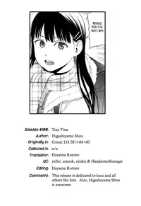 [Higashiyama Show] Tiny Tina (COMIC LO 2011-04) [English] [Hayama_Kotono]