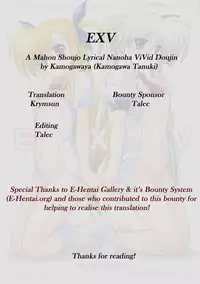 (COMIC1☆6) [Kamogawaya (Kamogawa Tanuki)] EXV (Mahou Shoujo Lyrical Nanoha) [English] {Krymsun}