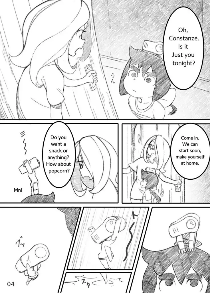 Movie Night (Little Witch Academia}