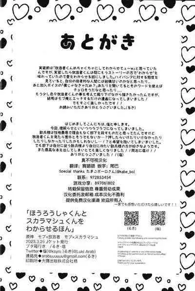 ほうろうしゃくんとスカラマシュくんをわからせるほん