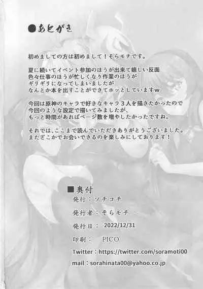 (C101) [SOTIKOTI (soramoti)] Teyvat Himitsu Club (Genshin Impact)