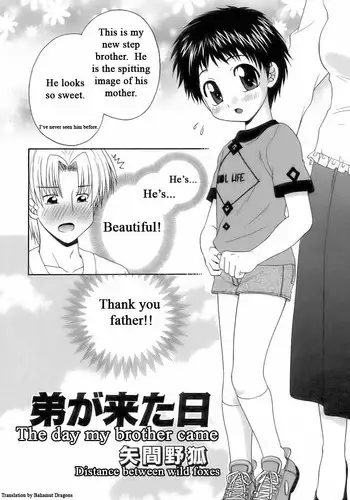 [Yamano Kitsune] Otouto ga Kita Hi | The Day My Brother Came (Shounen Ai No Bigaku 12 The Otouto) [English] [Bahamut Dragons]