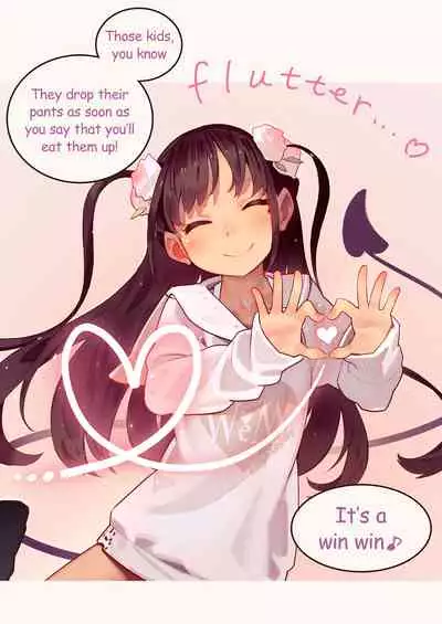 [MonsieuR(MUK)]淫魔少女３人におちんちん遊ばれる本 [English] [Digital]