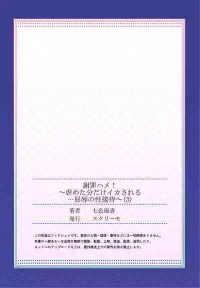 謝罪ハメ!~虐めた分だけイカされる…屈辱の性接待~