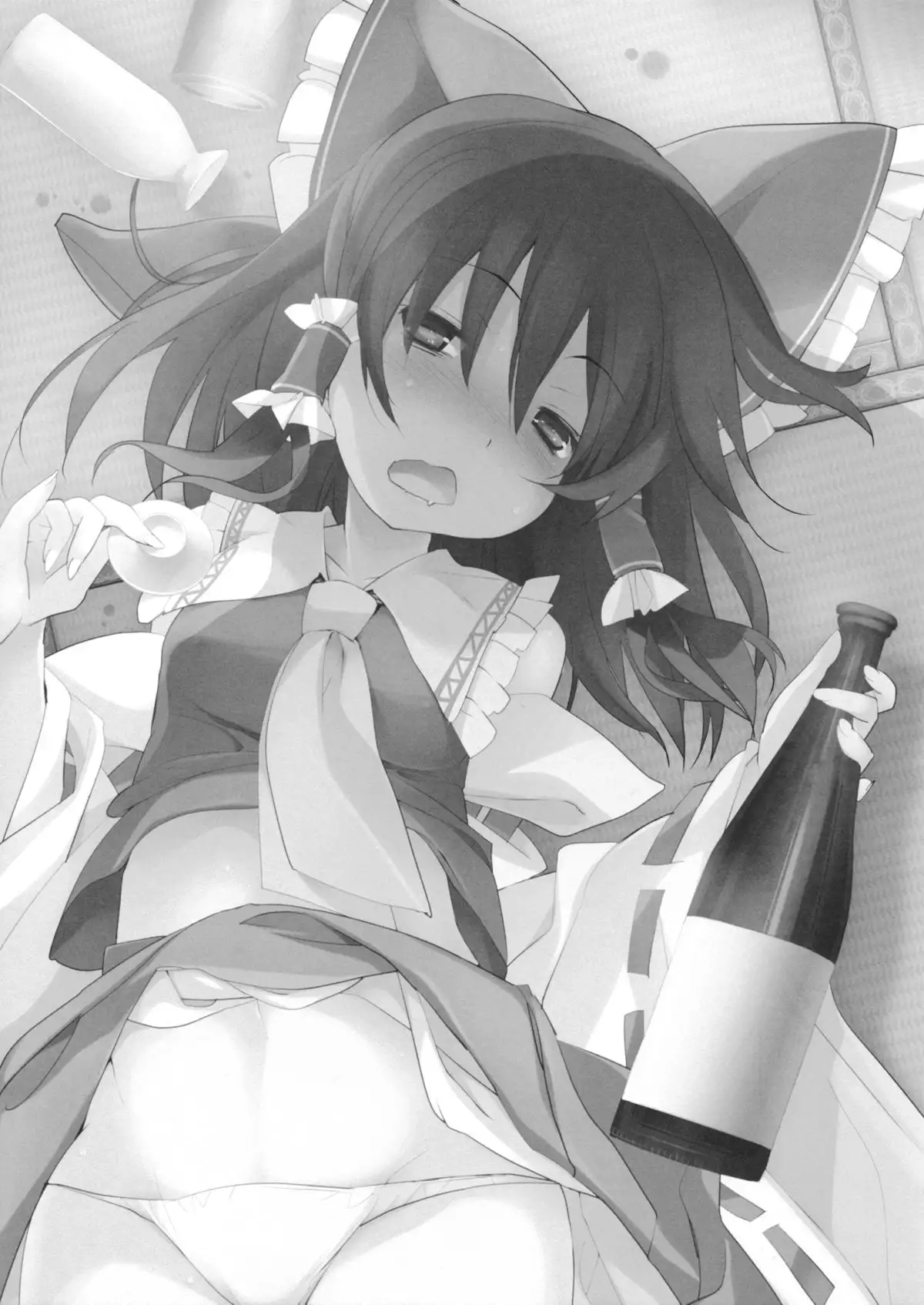 組み伏せ!!泥酔霊夢さん!