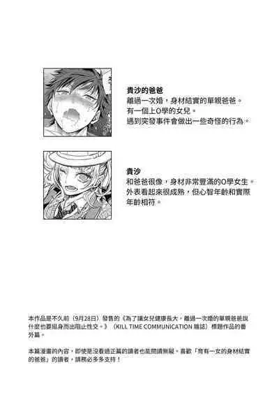 Musume no Kenzen na Ikusei no Tame Karada o Hatte Bangaihen | 為了讓女兒健康長大，離過一次婚的單親爸爸說什麼也要挺身而出阻止性交。番外篇