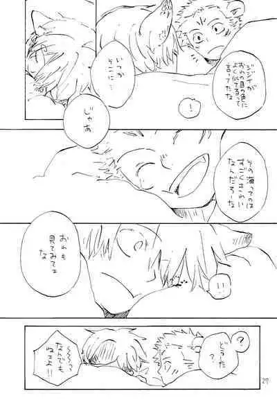 海の虹が沈む森