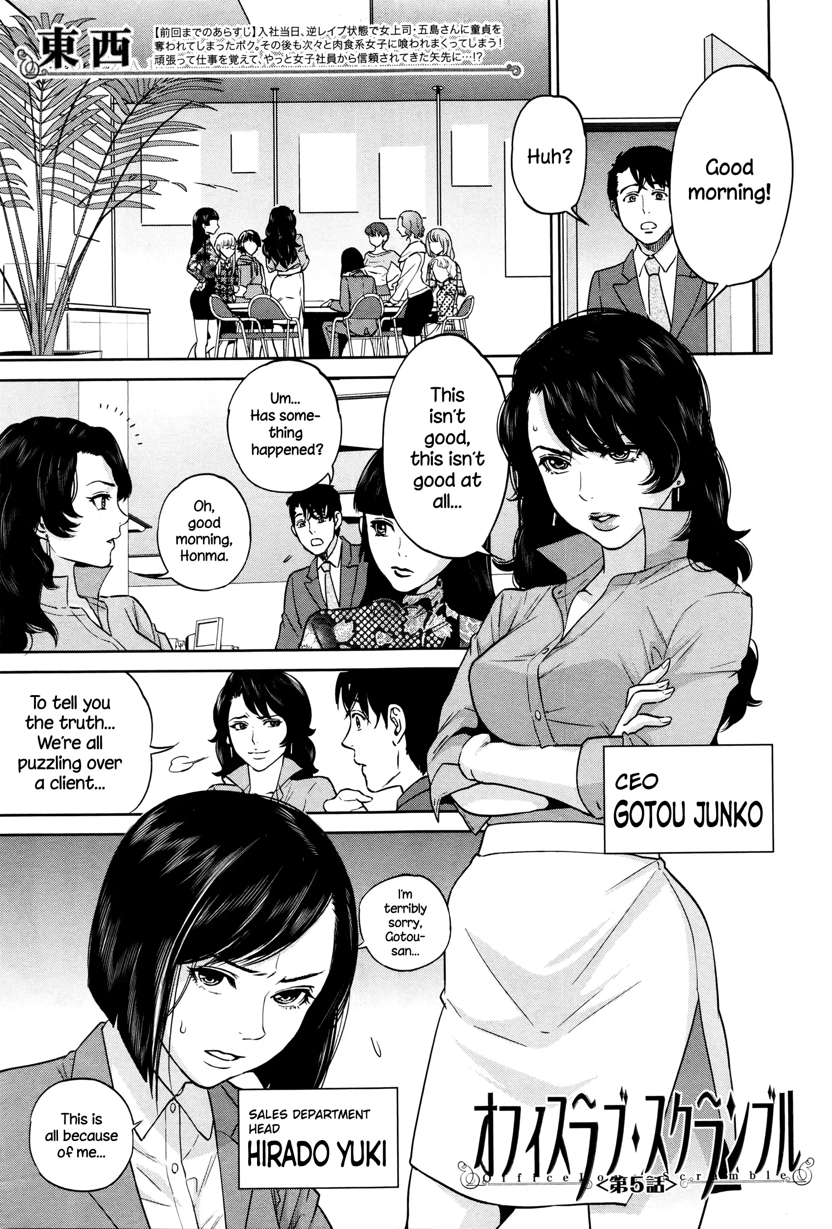 Office Love Scramble Ch. 1-5 {NecroManCr}