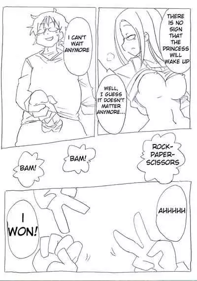 The princess is fucked in her sleep by an entourage of geeks