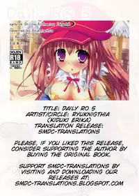 (C79) [Ryuknigthia (Kiduki Erika)] Daily RO 5 Ragnarok Online) ([English] [SMDC]