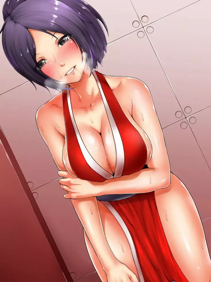 Shiranui Mai no oshioki kinkeri | Mai Shiranui's punishing testical kicks