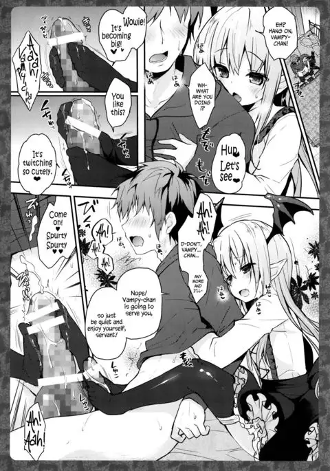 Vampy-chan ne Kenzokuu ni Gohoushi Shiteageru | Vampy-chan Will Reward You, Servant {Rinruririn + Afro}